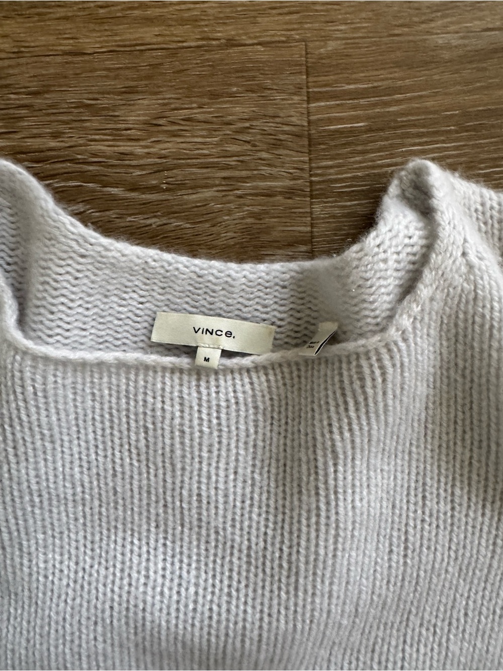 Vince Light Blue Crewneck Knit Sweater - Picture 2 of 2